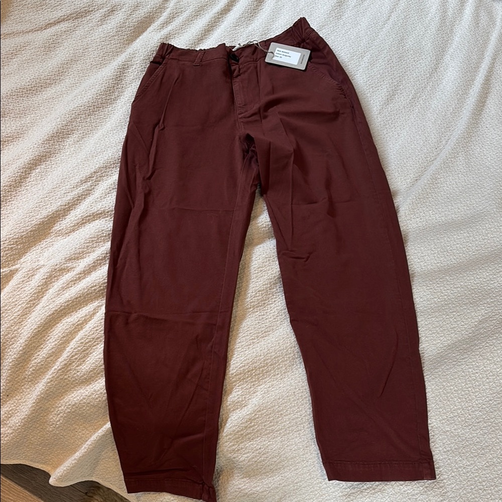 NWT TWOTHIRDS Bolshevik Pants in Burgundy